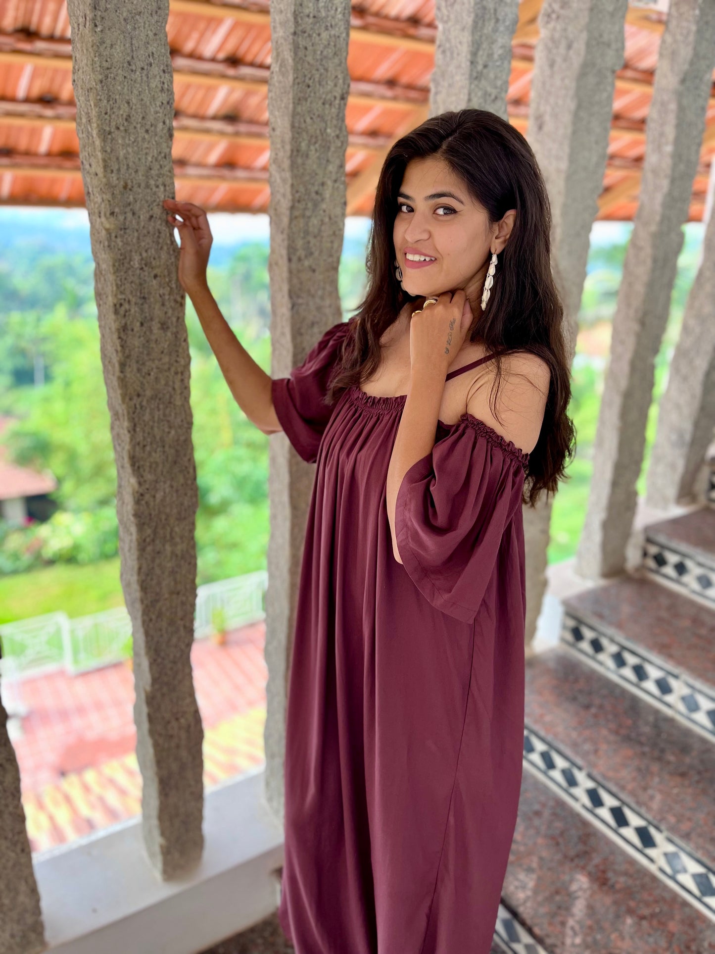 Brown Maxi Dress