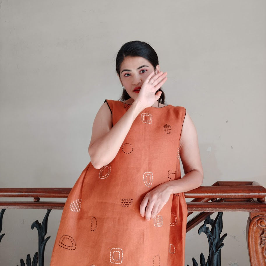 Cinnamon Hemp Dress