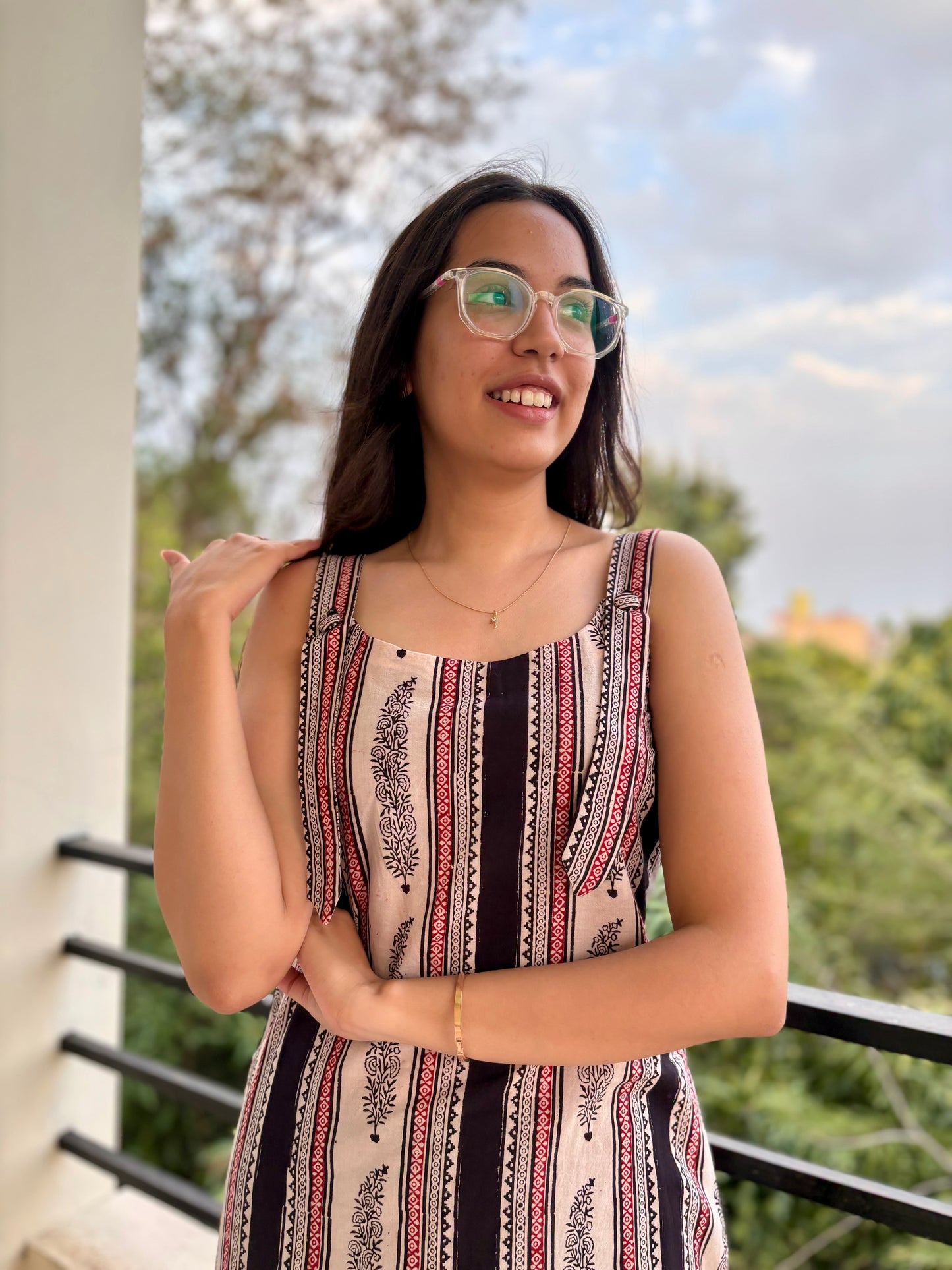 Blooming Grace Bagh-Print Dress