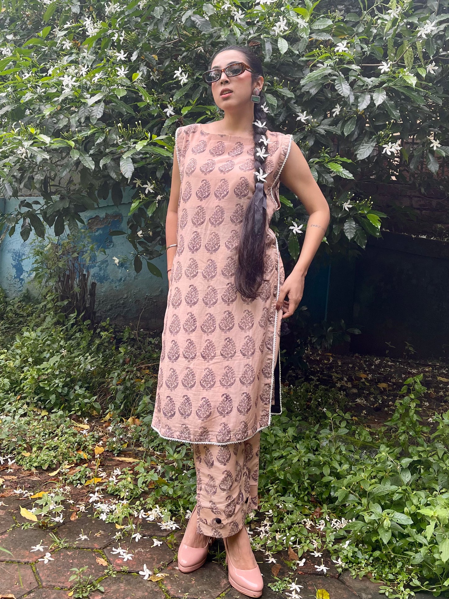 Hand-block Printed Tara Set