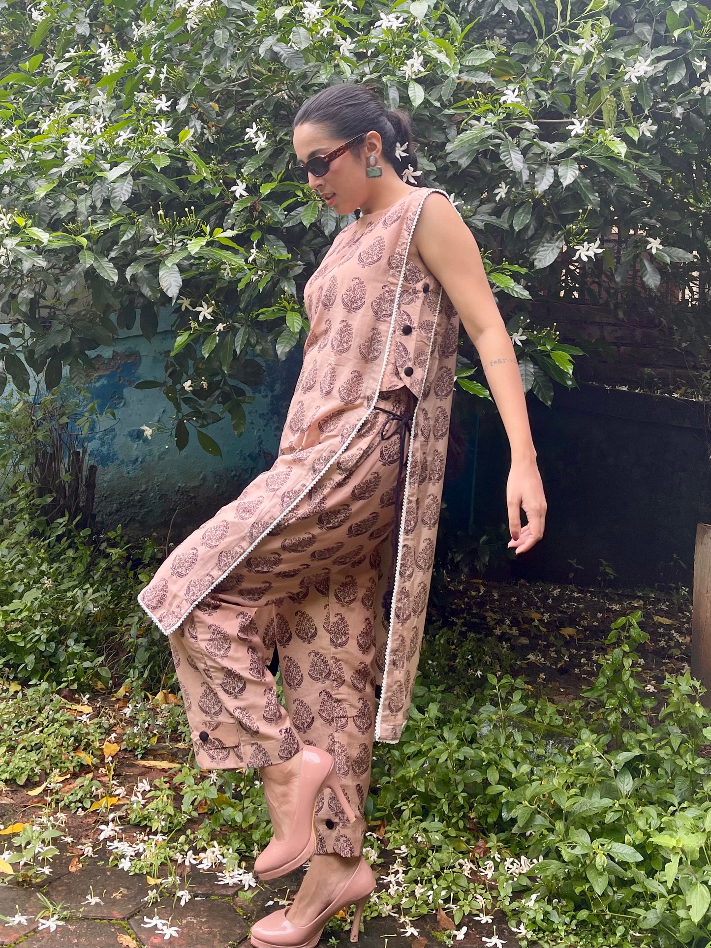 Hand-block Printed Tara Set