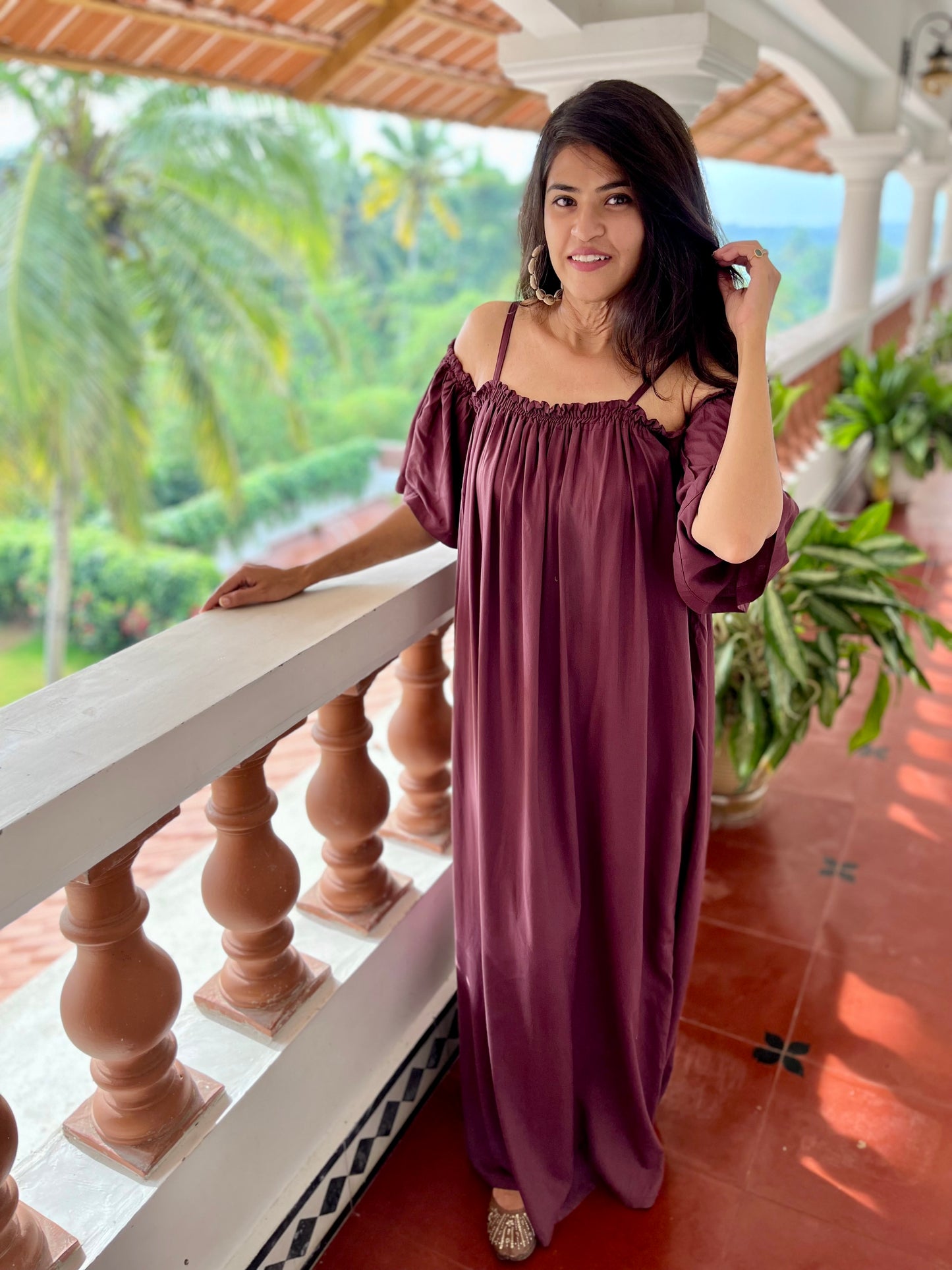 Brown Maxi Dress