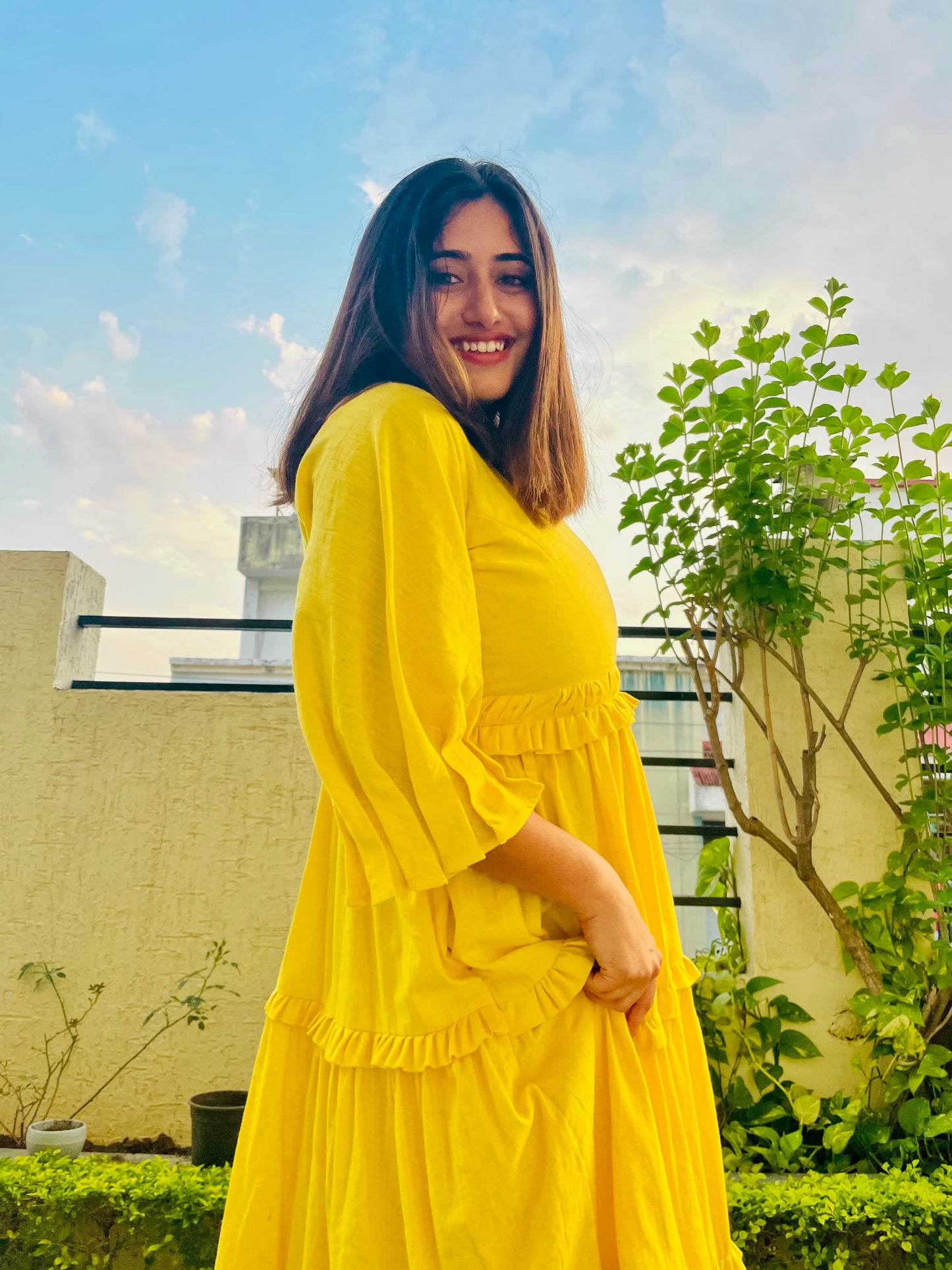 Marigold Flare Dress