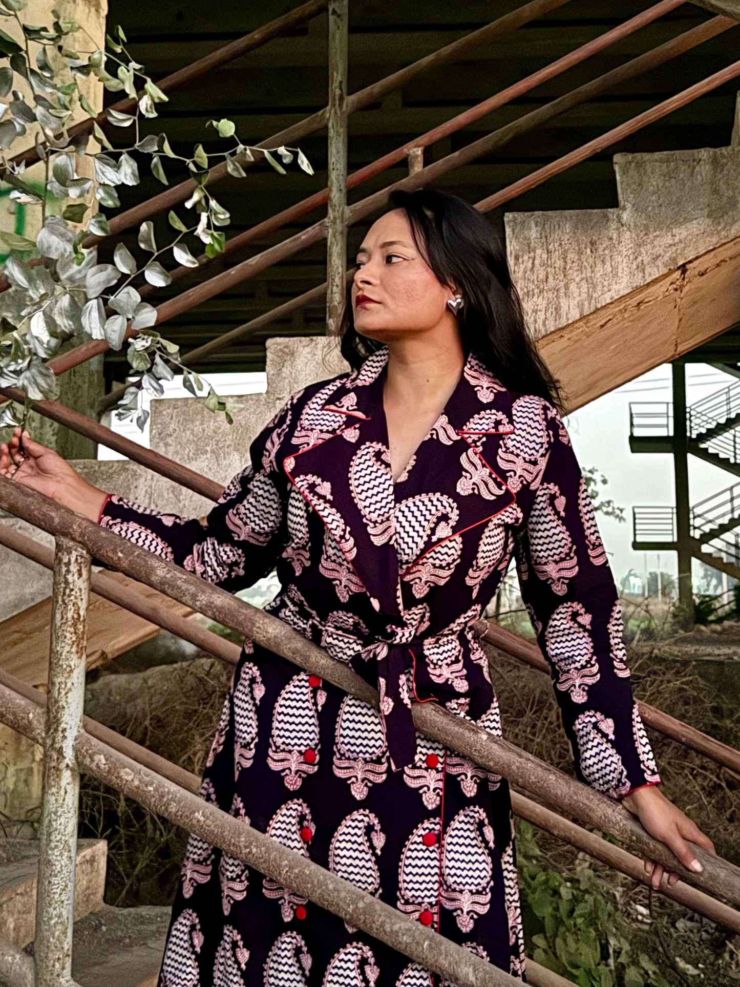 Black Pasley Bagh Jacket