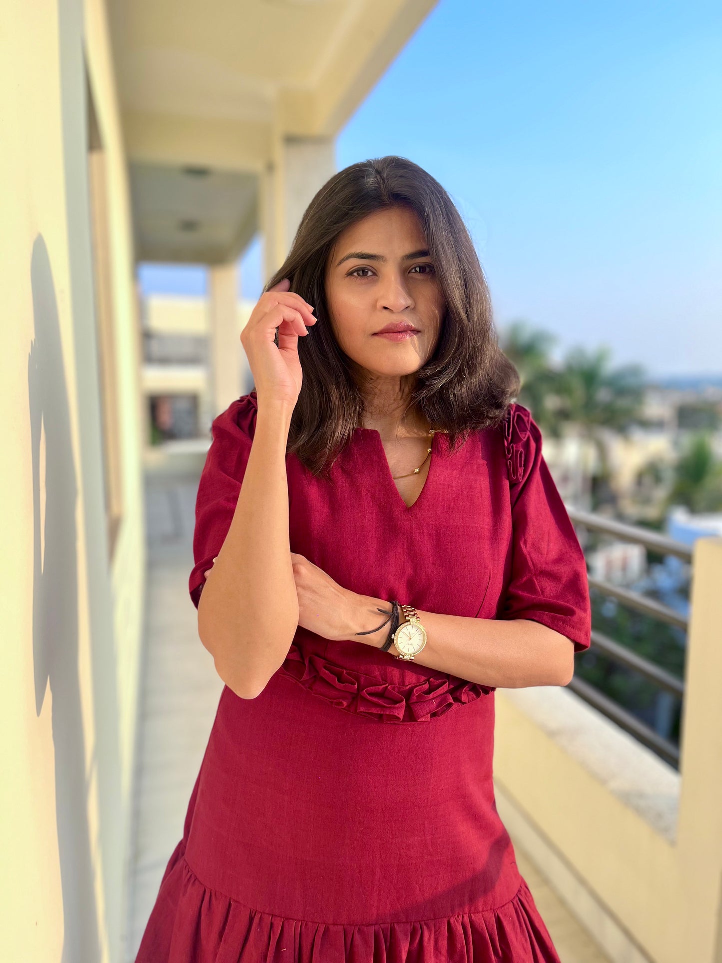 Brown Terra Dress