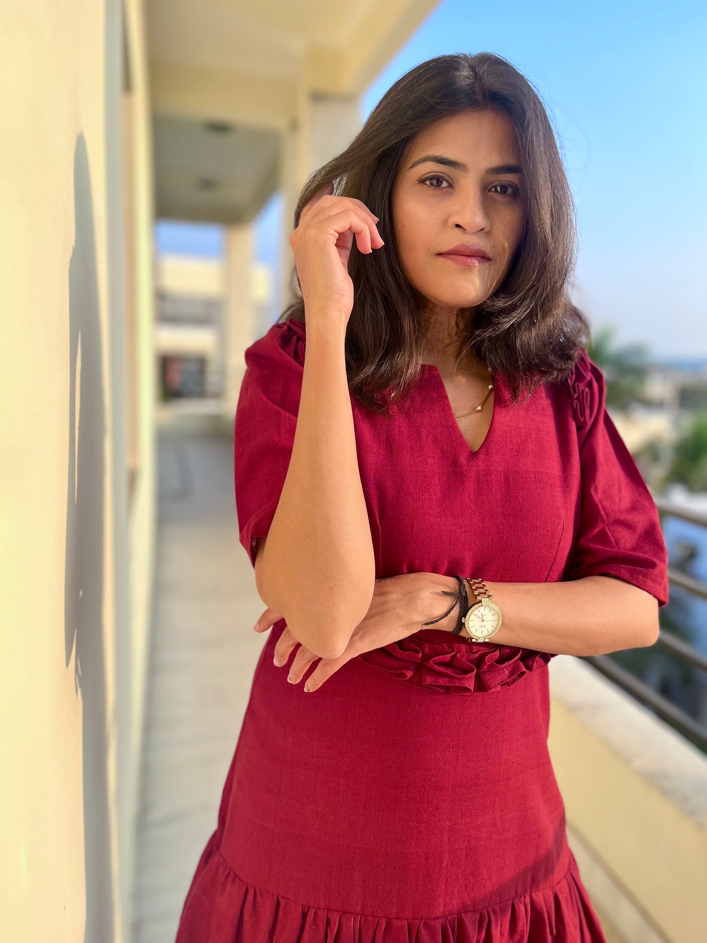 Brown Terra Dress