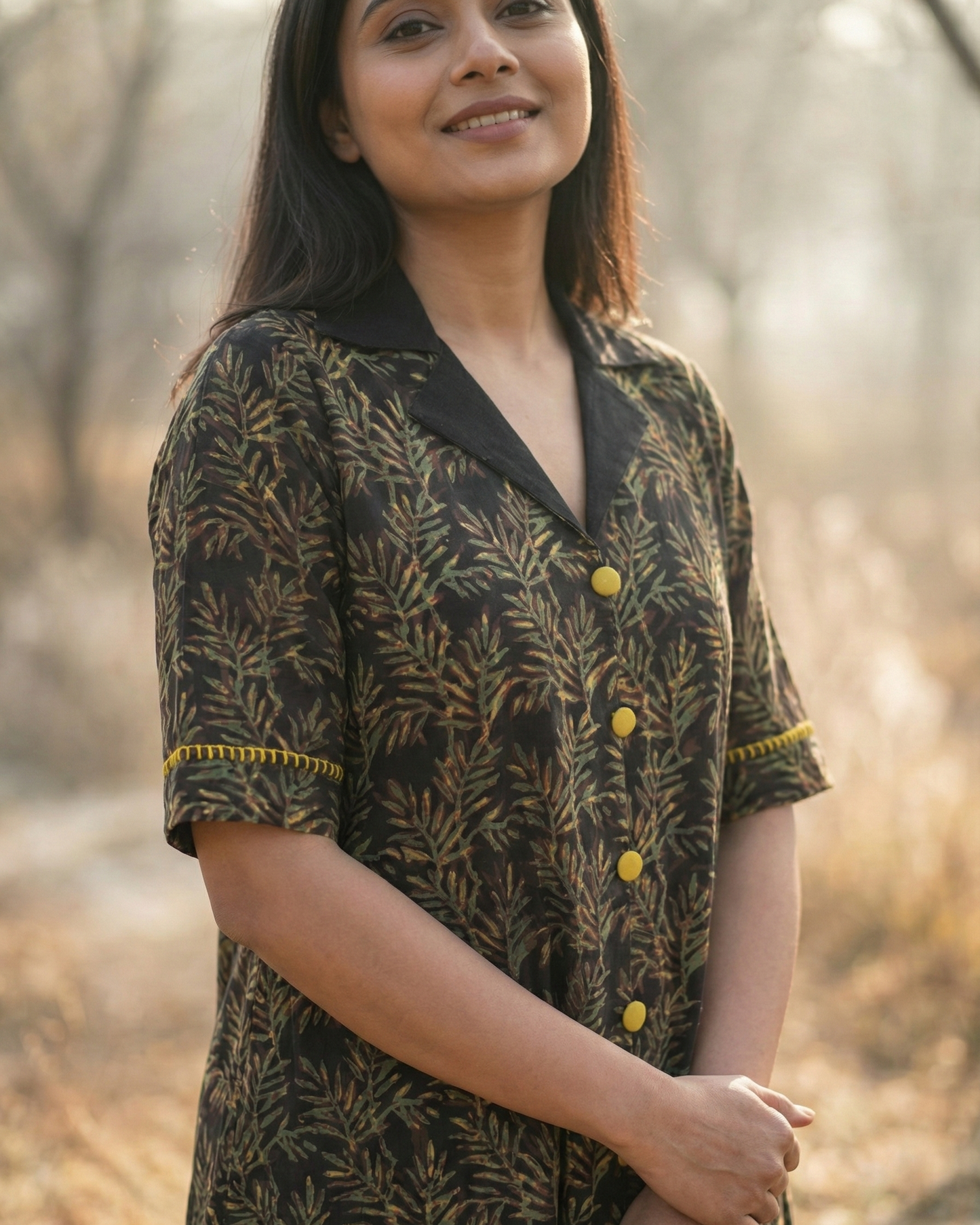 Forest Print Alora Dress